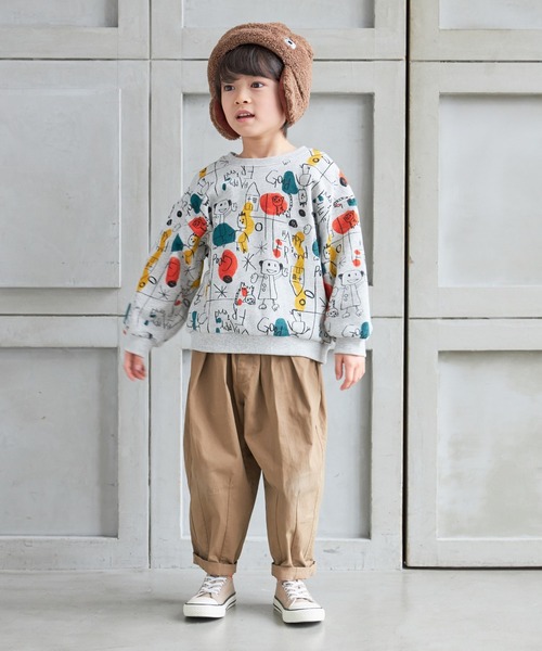 MAKE YOUR DAY（メイクユアデイ）の「バルーンパンツ■80～140cm（その他パンツ・キッズ・ベージュ/ブラウン/アイボリー/オリーブ・90/100/110/120/130/140/80）」の15枚目の写真