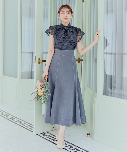 WILLSELECTION（ウィルセレクション）の「シアーチェックブラウス 