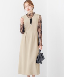 mysty woman | シアーインナーSETノースリワンピース　972827(ドレス)