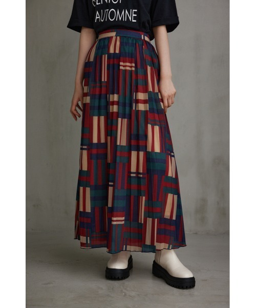 AZUL by moussy（アズールバイマウジー）の「ジオメトリック柄