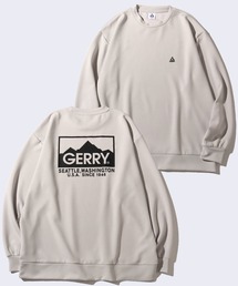 【GERRY/ジェリー】胸シリコンプリント＋ バックプリント  ダンボールニットクルーネック