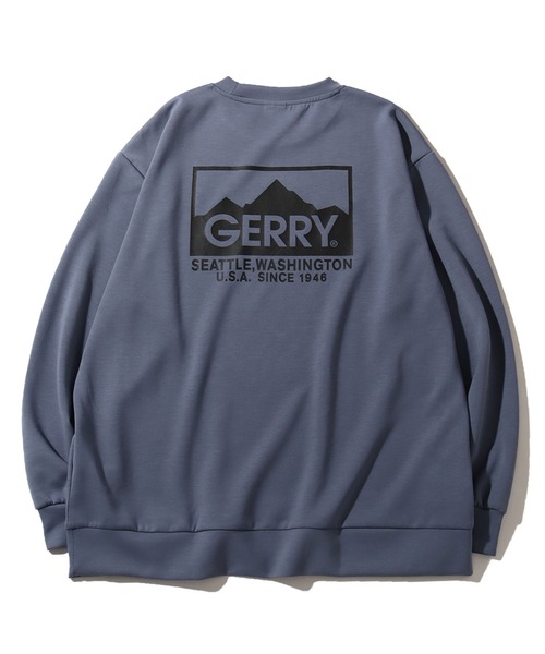 GERRY(ジェリー)の「【GERRY/ジェリー】胸シリコンプリント+ バックプリント ダンボールニットクルーネック(スウェット・メンズ・ブラック/ホワイト/グレー/ブルー・L/M/LL)」の12枚目の写真
