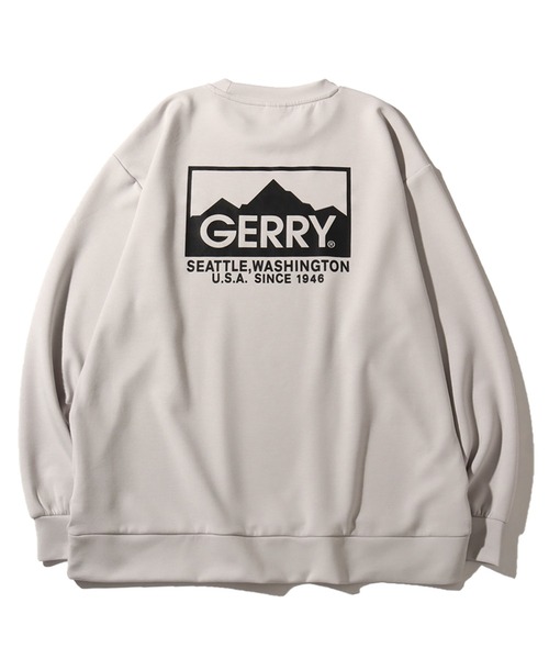 GERRY(ジェリー)の「【GERRY/ジェリー】胸シリコンプリント+ バックプリント ダンボールニットクルーネック(スウェット・メンズ・ブラック/ホワイト/グレー/ブルー・L/M/LL)」の10枚目の写真