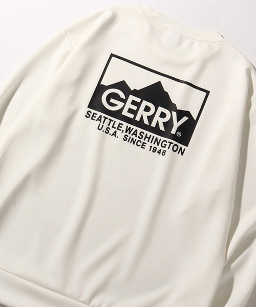 GERRY(ジェリー)の「【GERRY/ジェリー】胸シリコンプリント+ バックプリント ダンボールニットクルーネック(スウェット・メンズ・ブラック/ホワイト/グレー/ブルー・L/M/LL)」の18枚目の写真