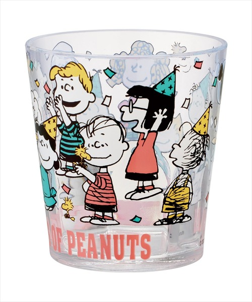 SK)【PEANUTS】クリア アクリル コップ[280ml]（グラス/マグカップ