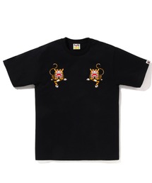 A BATHING APE（エイプ）WGM TIGER SHARK TEE Tシャツ 黒 M A BATHING APE（エイプ）WGM TIGER SHARK TEE Tシャツ 黒 M