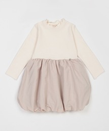 【リンク】裾バルーンドッキングワンピ(キッズ)