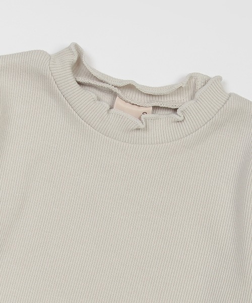 petit main（プティマイン）の「【リンク】裾バルーンドッキングワンピ(キッズ)（ワンピース・キッズ・ライトピンク/ブラック/オフホワイト・130cm/120cm/100cm/90cm/80ｃｍ/110cm）」の6枚目の写真