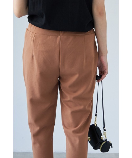 each（イーチ）の「前スリットジョーゼットパンツ（その他パンツ・レディース・キャメル/ブラック/アイボリー/ベージュ/グレー/ネイビー・FREE）」の20枚目の写真