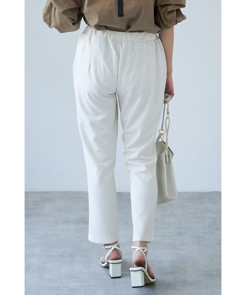 each（イーチ）の「前スリットジョーゼットパンツ（その他パンツ・レディース・キャメル/ブラック/アイボリー/ベージュ/グレー/ネイビー・FREE）」の8枚目の写真