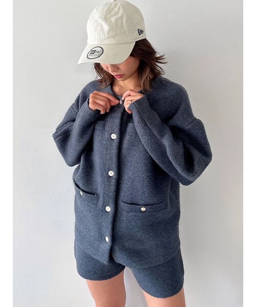 dazzlin(ダズリン)の「レトロニットショートパンツ(その他パンツ・レディース・オフホワイト/チャコールグレー/グリーン/ベージュ・FREE)」の15枚目の写真
