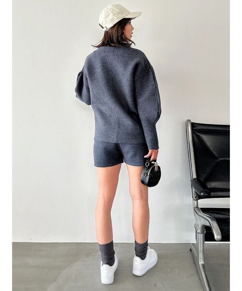 dazzlin(ダズリン)の「レトロニットショートパンツ(その他パンツ・レディース・オフホワイト/チャコールグレー/グリーン/ベージュ・FREE)」の20枚目の写真