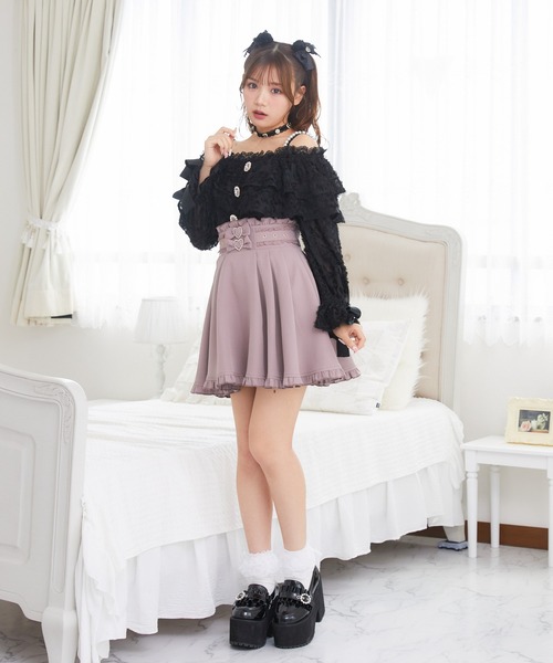 ROJITA(ロジータ)の「ダブルリボンスカート(スカート・レディース・ピンク/ブラック・FREE)」の18枚目の写真