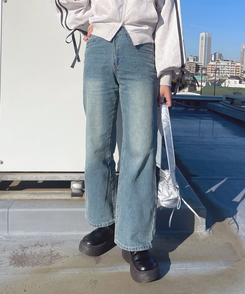 AS KNOW AS plus（アズノゥアズプラス）の「☆アソート イージーデニムパンツ（デニムパンツ・レディース・ブラック系その他/ブラック系その他2/ブルー系その他/アイボリー系/ブルー系その他2/ブラック系/ブルー系その他3/ブルー系その他5/ブルー系その他4/ブラック系1/サックスブルー系1/ブルー系1/ブラック系その他4/ブルー系その他6/サックスブルー系/ブラック系その他3/ブルー系その他7/ブルー系2/サックスブルー系2/ブルー系3/ブルー系4/ブラック系2/イエロー系その他7/サックスブルー系7/ブラック系7/サックスブルー系4/ブルー系5・FREE）」の14枚目の写真