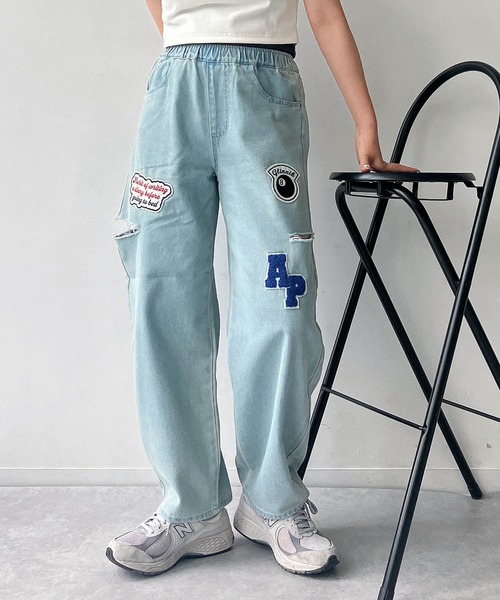 セール】☆アソート イージーデニムパンツ（デニムパンツ）｜AS KNOW