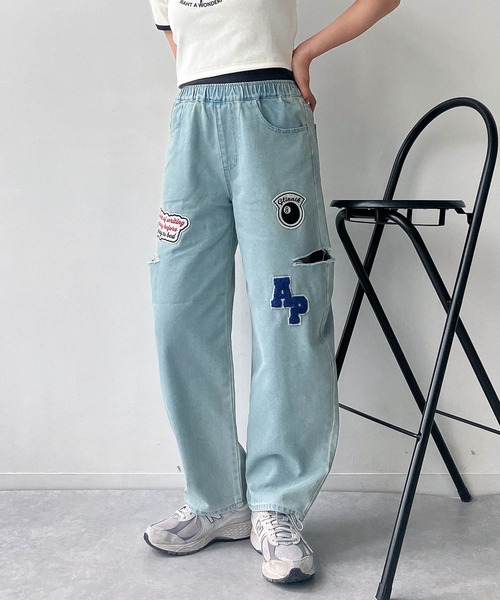 セール】☆アソート イージーデニムパンツ（デニムパンツ）｜AS KNOW