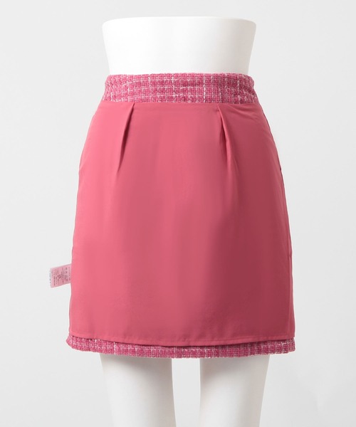 Julia Boutique（ジュリアブティック）の「クラシカルツイードミニスカート/23513（スカート・レディース・ブラック/ホワイト/ピンク・ONE）」の22枚目の写真