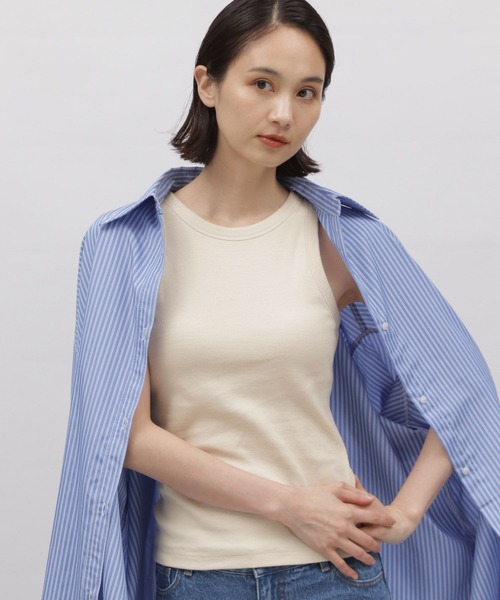 LAKOLE（ラコレ）の「アメスリカップ付きタンク / 975045（タンクトップ・レディース・ブラウン/ライトイエロー/ブラック/グレー・FREE）」の16枚目の写真