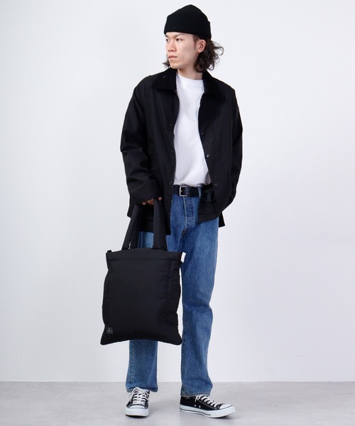 ROOTOTE（ルートート）の「ROOTOTE　フェザールー中綿トートBAG（トートバッグ・メンズ・ベージュ/グレイッシュブルー/カーキ/ライトグレー/ブラック・FREE）」の7枚目の写真