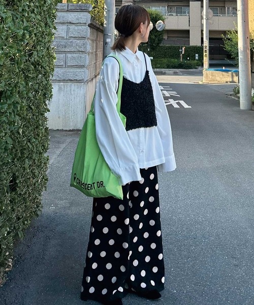 CORNERS by KR(コーナーズバイケーアール)の「CORNERS by KR ストライプニットパンツ(その他パンツ・レディース・ブラック/グレー/ブラック×ホワイト・M/L)」の18枚目の写真