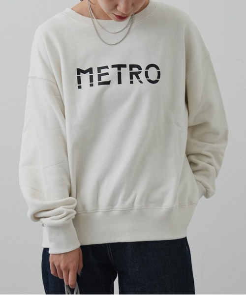 COLONY 2139（コロニートゥーワンスリーナイン）の「裏毛ロゴプリントクルーネックプルオーバー（スウェット・レディース・グレー/ブラック/オフホワイト・FREE）」の2枚目の写真