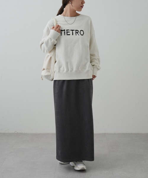 COLONY 2139（コロニートゥーワンスリーナイン）の「裏毛ロゴプリントクルーネックプルオーバー（スウェット・レディース・グレー/ブラック/オフホワイト・FREE）」の13枚目の写真