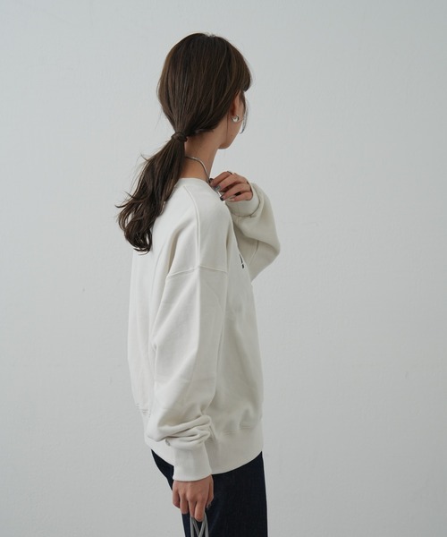 COLONY 2139（コロニートゥーワンスリーナイン）の「裏毛ロゴプリントクルーネックプルオーバー（スウェット・レディース・グレー/ブラック/オフホワイト・FREE）」の7枚目の写真