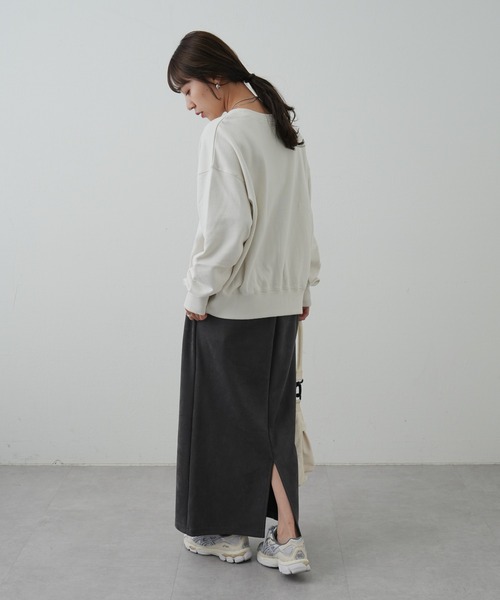 COLONY 2139（コロニートゥーワンスリーナイン）の「裏毛ロゴプリントクルーネックプルオーバー（スウェット・レディース・グレー/ブラック/オフホワイト・FREE）」の14枚目の写真