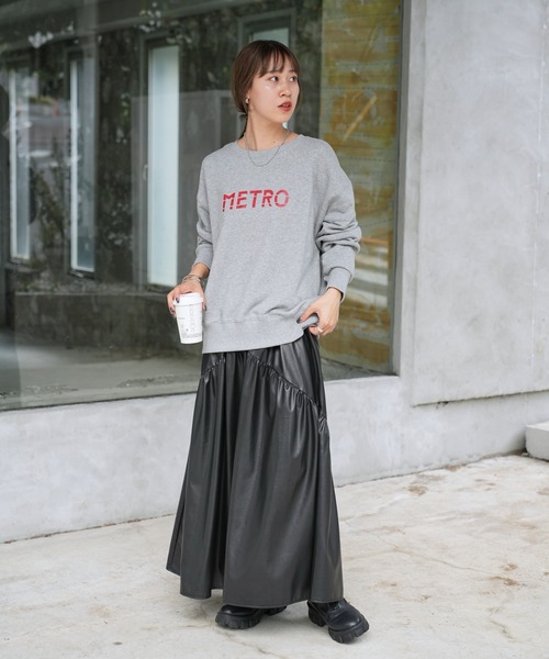 COLONY 2139（コロニートゥーワンスリーナイン）の「裏毛ロゴプリントクルーネックプルオーバー（スウェット・レディース・グレー/ブラック/オフホワイト・FREE）」の20枚目の写真