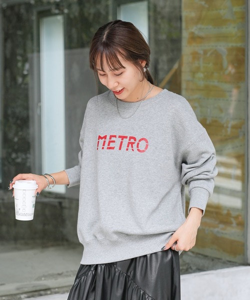 COLONY 2139（コロニートゥーワンスリーナイン）の「裏毛ロゴプリントクルーネックプルオーバー（スウェット・レディース・グレー/ブラック/オフホワイト・FREE）」の16枚目の写真