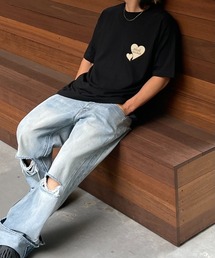 mindseeker（マインドシーカー）の「WHITE HEART LOGO TEE（Tシャツ/カットソー）」