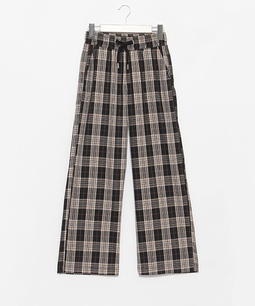 LOVETOXIC（ラブトキシック）の「チェックプルオンパンツ（その他パンツ・キッズ・ブラック/ベージュ/グレー・L/S/SS/M）」の3枚目の写真