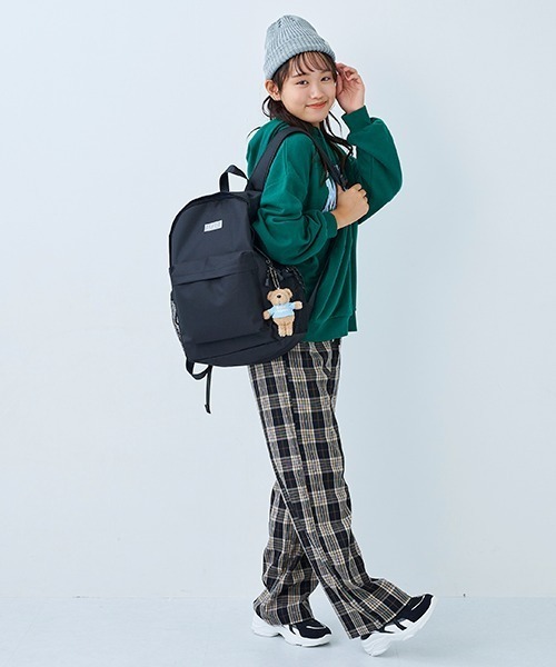 LOVETOXIC（ラブトキシック）の「チェックプルオンパンツ（その他パンツ・キッズ・ブラック/ベージュ/グレー・L/S/SS/M）」の4枚目の写真