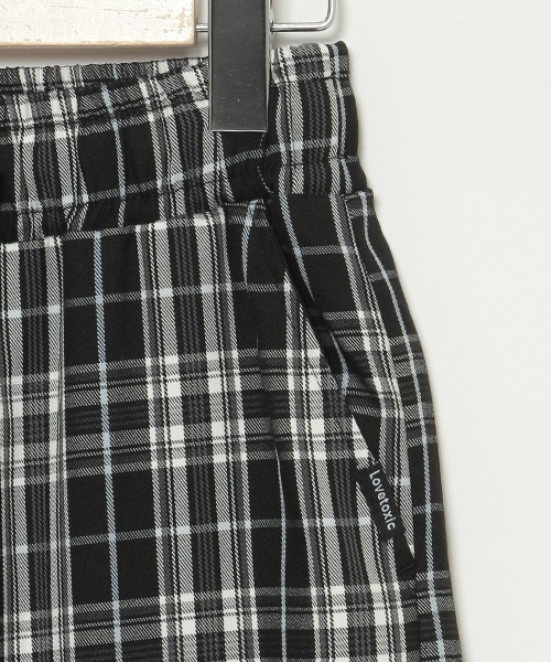 LOVETOXIC（ラブトキシック）の「チェックプルオンパンツ（その他パンツ・キッズ・ブラック/ベージュ/グレー・L/S/SS/M）」の9枚目の写真