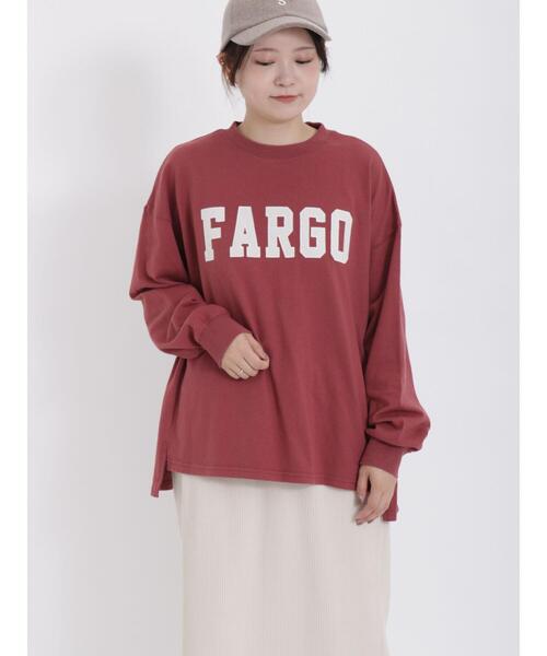 Samansa Mos2（サマンサ モスモス）の「パッチワークロゴスウェット（Tシャツ/カットソー・レディース・レッド/ベージュ/チャコールグレー/キナリ・F）」の10枚目の写真