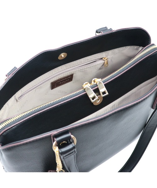 GUSCIO(グッシオ)の「【グッシオ ゴールドラベル】ビジネストートバッグ PC/A4対応 パスケース付(トートバッグ・レディース・ブラック/グレイッシュベージュ/カーキ/ネイビー・FREE)」の11枚目の写真
