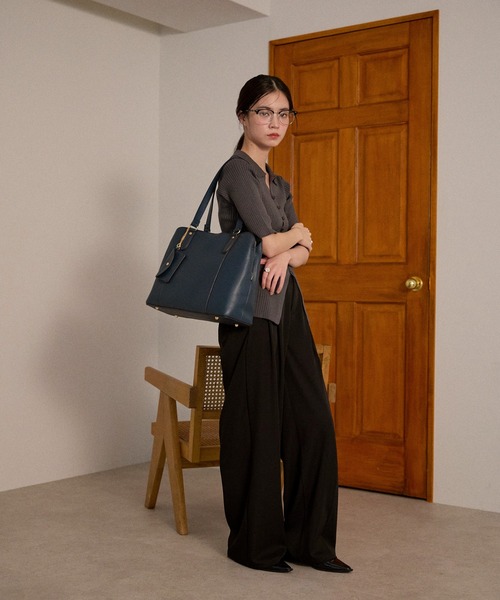 グッシオ ゴールドラベル】ビジネストートバッグ PC/A4対応 パスケース