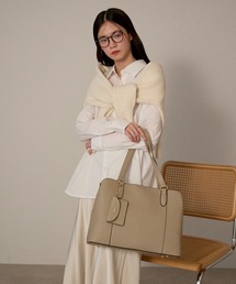 GUSCIO（グッシオ）の「【グッシオ ゴールドラベル】ビジネストートバッグ  PC/A4対応　パスケース付（トートバッグ）」