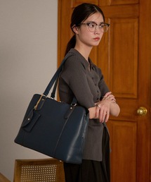 GUSCIO（グッシオ）の「【グッシオ ゴールドラベル】ビジネストートバッグ  PC/A4対応　パスケース付（トートバッグ）」