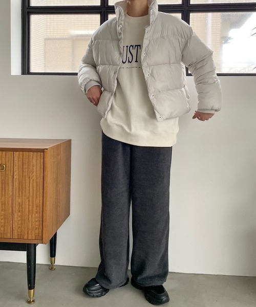 LOWRYS FARM（ローリーズファーム）の「フリースドロストパンツ　974816（スウェットパンツ・レディース・グレー/ブラック・FREE）」の14枚目の写真