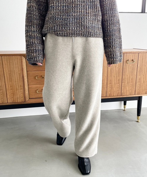 LOWRYS FARM（ローリーズファーム）の「フリースドロストパンツ　974816（スウェットパンツ・レディース・グレー/ブラック・FREE）」の11枚目の写真
