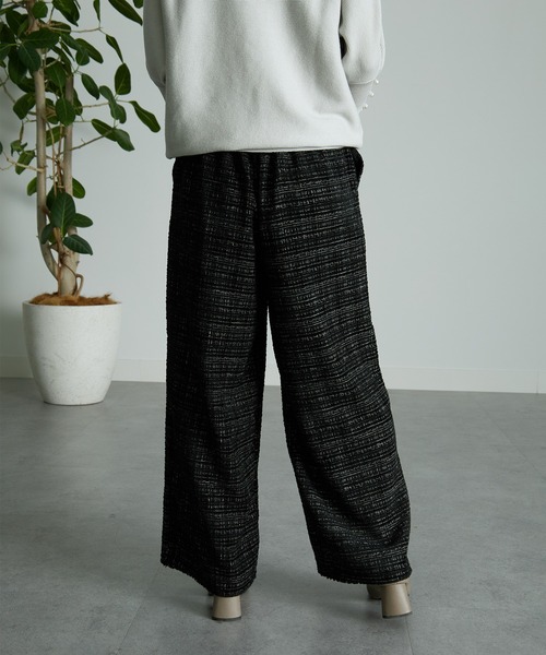 RANAN(ラナン)の「ツイードワイドパンツ(その他パンツ・レディース・ホワイト/ライム/ブラック・M/L/LL)」の19枚目の写真