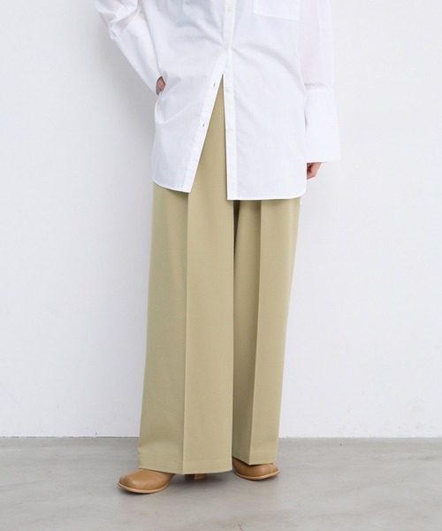 LEPSIM（レプシィム）の「【FOR I SERIES】細ベルトワイドパンツ　967665（その他パンツ・レディース・ブラック/ライトグリーン/グレー・SMALL/MEDIUM）」の3枚目の写真