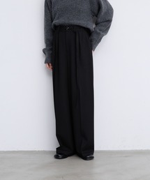 【FOR I SERIES】細ベルトワイドパンツ 967665