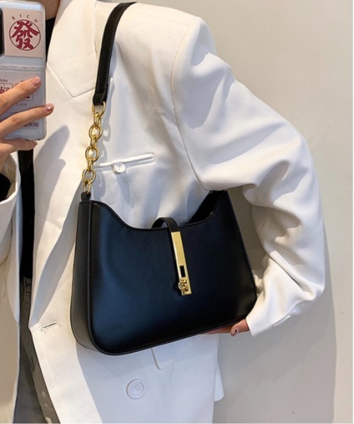 Burner(バーナー)の「【OKUOKU Recommend Select】チェーン ハンドル ワンショルダーバッグ oku-bag-714261107700-31(ショルダーバッグ・レディース・アイボリー/ブラウン/モカ/ブラック/ライトグリーン・FREE)」の20枚目の写真