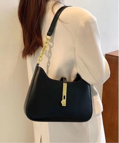 Burner(バーナー)の「【OKUOKU Recommend Select】チェーン ハンドル ワンショルダーバッグ oku-bag-714261107700-31(ショルダーバッグ・レディース・アイボリー/ブラウン/モカ/ブラック/ライトグリーン・FREE)」の22枚目の写真