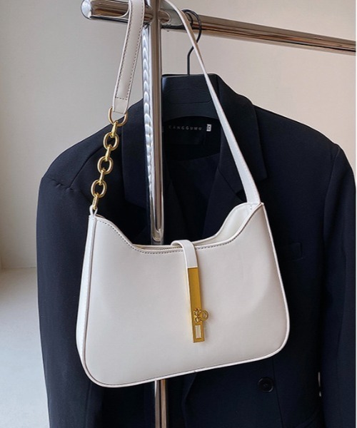 Burner(バーナー)の「【OKUOKU Recommend Select】チェーン ハンドル ワンショルダーバッグ oku-bag-714261107700-31(ショルダーバッグ・レディース・アイボリー/ブラウン/モカ/ブラック/ライトグリーン・FREE)」の13枚目の写真