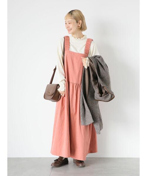 ehka sopo（エヘカソポ）の「襟フリルニット（ニット/セーター・レディース・ブラック/ピンク/グリーン/キナリ・F）」の11枚目の写真