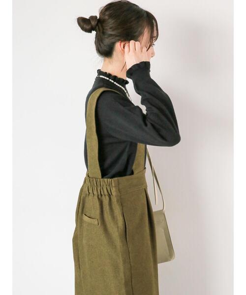 ehka sopo（エヘカソポ）の「襟フリルニット（ニット/セーター・レディース・ブラック/ピンク/グリーン/キナリ・F）」の17枚目の写真