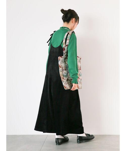 ehka sopo（エヘカソポ）の「襟フリルニット（ニット/セーター・レディース・ブラック/ピンク/グリーン/キナリ・F）」の20枚目の写真